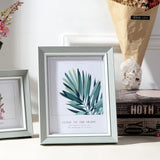 5 Sizes Rectangle Pictures Frames Resin Desk Table Decor Photo Frame with Transparent Organic Glass Wedding Family Photo Frames