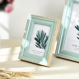 5 Sizes Rectangle Pictures Frames Resin Desk Table Decor Photo Frame with Transparent Organic Glass Wedding Family Photo Frames