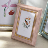 5 Sizes Rectangle Pictures Frames Resin Desk Table Decor Photo Frame with Transparent Organic Glass Wedding Family Photo Frames