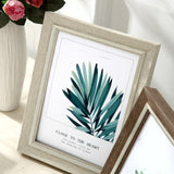 5 Sizes Rectangle Pictures Frames Resin Desk Table Decor Photo Frame with Transparent Organic Glass Wedding Family Photo Frames