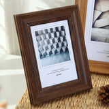 5 Sizes Rectangle Pictures Frames Resin Desk Table Decor Photo Frame with Transparent Organic Glass Wedding Family Photo Frames