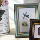 5 Sizes Rectangle Pictures Frames Resin Desk Table Decor Photo Frame with Transparent Organic Glass Wedding Family Photo Frames